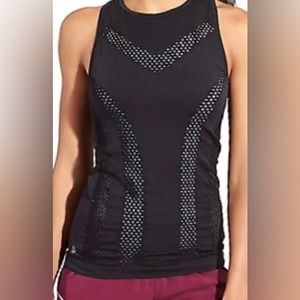 Ladies Size Extra Small. Athleta Brand “Burpee” Athletic Tank Top. Black. Euc